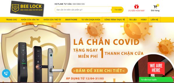 Tổng hợp các website bán khóa cửa thông minh giá rẻ nhất hiện nay 2